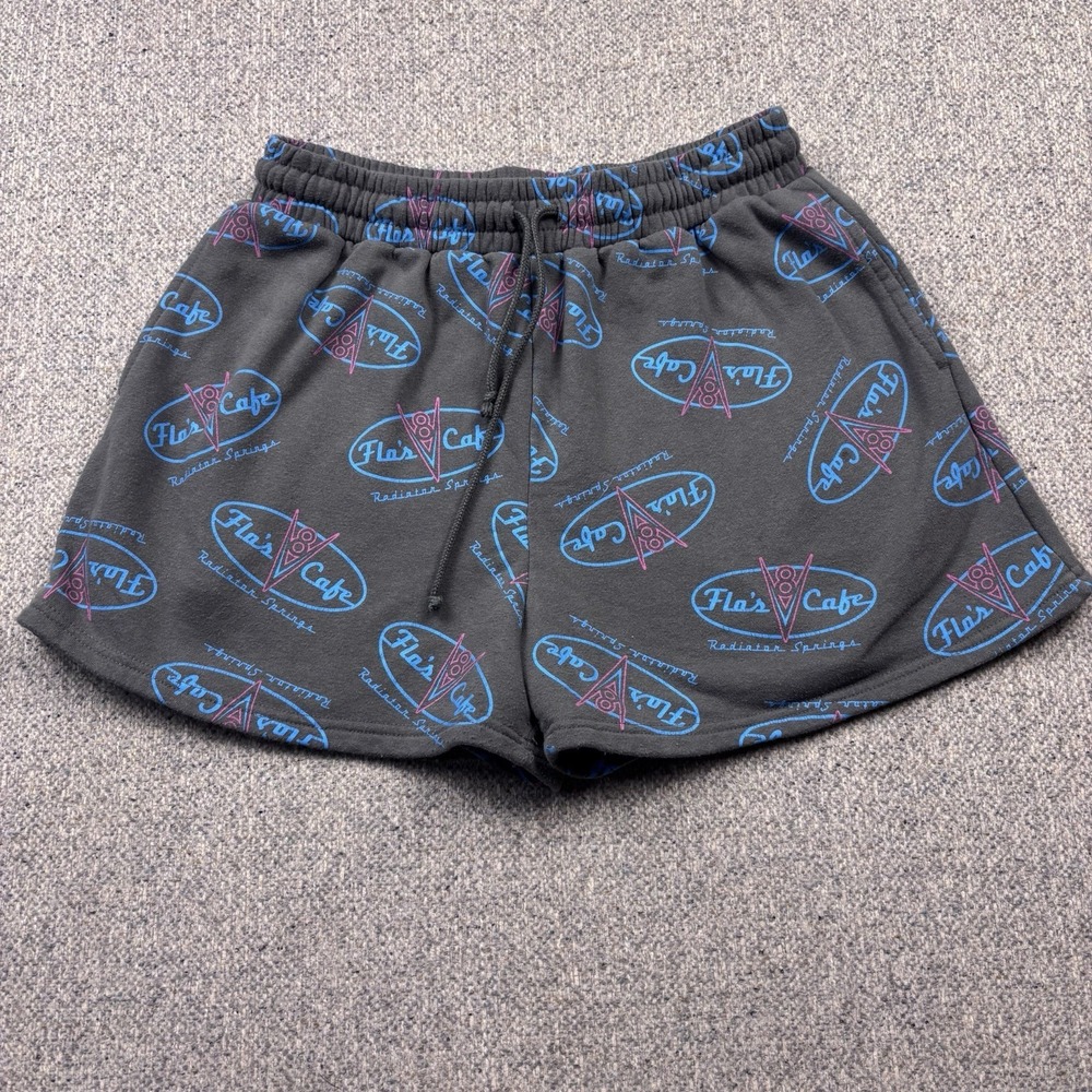 Disney Pixar‎ Cars Flo's V8 Café AOP Mens Shorts Sz L